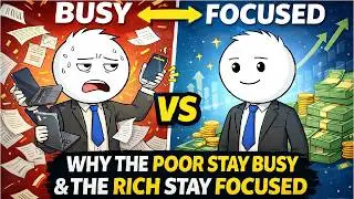 Why Poor People Stay Busy and Rich People Stay Focused (The Truth No One Tells You)