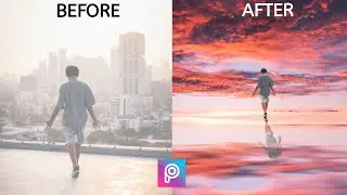 HOW TO MAKE REFLECTION EFFECT PICSART | Picsart editing tutorial | Rakesh Guchhait