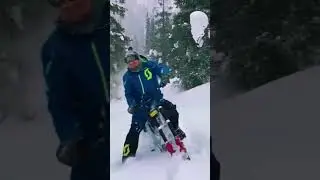 Кандалакша и сноубайк ЛАЙКА #snowbike #diy #drive