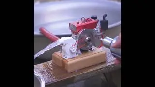 How to Make a Water Pump with 4 Stroke Gasoline Engine 