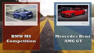 BMW M8 Competition or Mercedes Benz AMG GT 4-door 53 | RED or BLUE |