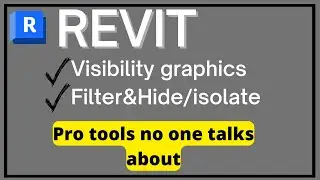 Revit tutorials | visibility graphics | filter tool | hide/isolate | Pro tools no one talks about.