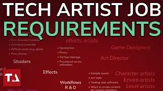 Applying for a Technical Artist Job // Skills, Offers, CV