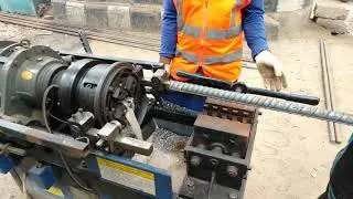 Rebar Thread Cutting for Coupler Joint