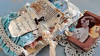 A Vintage Paper Bag Junk Journal |  FULL Flip Through Of She Found Her Wings
