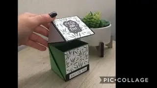 TUTO SCRAP Boîte avec couvercle originale