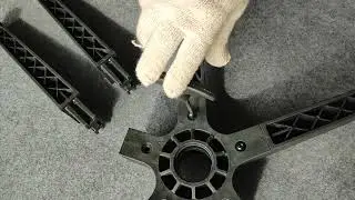 How to install our New Detachable Nylon Chair Base?