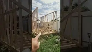 Каркасные стены для сарая 3х6 с чердаком