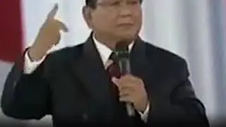 Prabowo memarahi audience pada Debat Capres ke-4