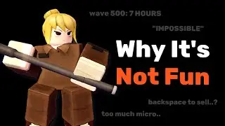 TDX Is Just A Little Bit Dry Right Now... but why? | Tower Defense X ROBLOX