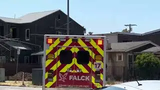 Medic 17 responding to a medical emergency