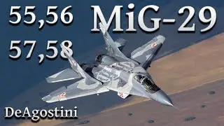 Model MiG-29 - 1/24 DeAgostini - Issues 55,56,57,58