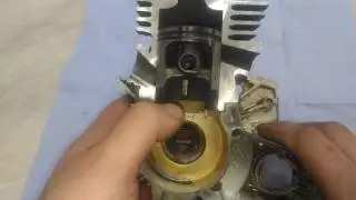 Stihl (штиль) Наглядный пример работы 2-х тактного двигателя.
