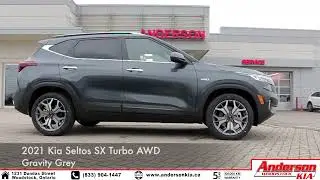 1 Minute Highlights | 2021 Kia Seltos SX Turbo (Grey)