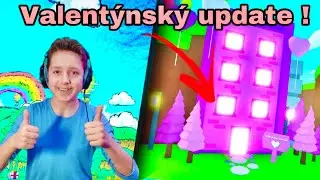 NOVÝ VALENTÝNSKÝ UPDATE V PET SIMULÁTORU X ! / Roblox