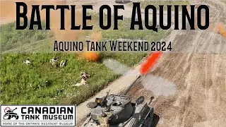 Battle of Aquino: World War 2 Battle Reenactment at the Canadian Tank Museum 2024