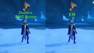 Alhaitham Dendro Goblet Vs EM Goblet || Genshin Impact