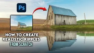 How to Create Water Reflections With Realistic Ripples from scratch