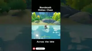 what's in the bushes ? #genshinimpact #shorts #kazuha  #mondstadt #hidden #chest
