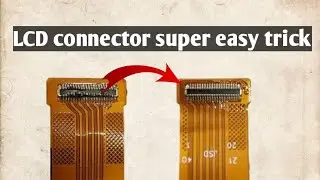 LCD connector super easy👍trick easy tricks to remove and replace display connector #displayconnector