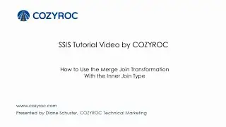How to Use the Inner Join with the Merge Join Transformation. SSIS tutorial video by COZYROC