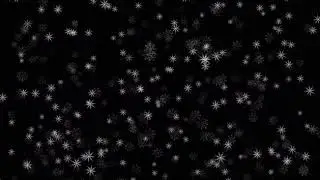 Snow_falling_on_isolated_black Motion Background
