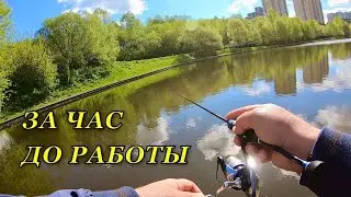 Мормышинг за час до работы .