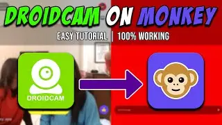 How to Use Droidcam on Monkey | Droidcam on Monkey App (Tutorial)
