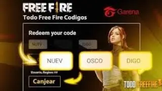 ¡NUEVO CODIGO! NUEVO CODIGO FREE FIRE