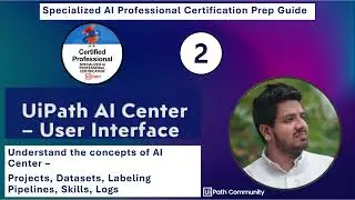 Specialized AI Professional Certification| Ep 2 | AI Center Components | Prep Guide @LahiruFernando