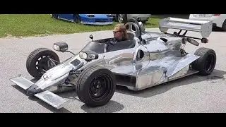 Fred does some laps at the shop