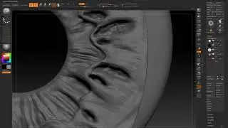 Iris refine edges ZBrush