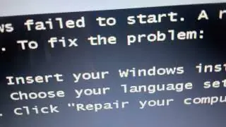 How to fix Windows Vista 0x0000007B BSOD on startup