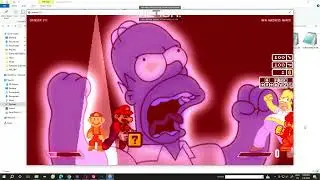 Mugen Crimson eye and Will_of_prison_flame vs new madness mario and homer simpson-type-CHEAP