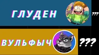 GludenGames Обогнал Вульфыча?GludenGames VS Вульфыч 2020 - 2025 | Гонки Подписчиков