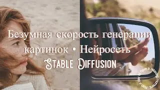 Безумная скорость генерации картинок • Нейросеть Stable Diffusion