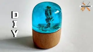 МАЛЕНЬКИЙ МИР Внутри Капсулы из Эпоксидной Смолы и Дерева DIY
