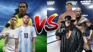 Football LEGENDS VS WWE LEGENDS