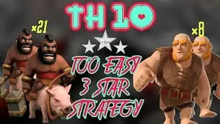 Mass HOG+GAINT WAR STRATEGY || EASILY 3 STAR ATTACK STRATEGY || by Rock Videos