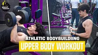 Martin Rios' Athletic Bodybuilding Upper Body Workout (At Planet Fitness) 💪
