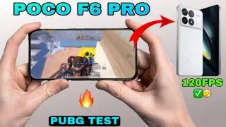 POCO F6 PRO PUBG TEST | 120 FPS ENABLE ✅
