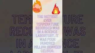 Hot!Hot!!! The hottest tempurature!