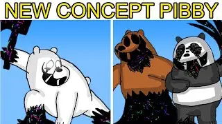 New FNF | We Bare Bears | Pibby Leaks/Concepts || Come and Learn with Pibby