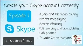 How to Create a Skype account correctly - Episode 1