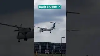 WestJet Dash 8 Q400 Landing Toronto