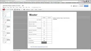Creating a Rubric Template using Google Presentations (Part 1)