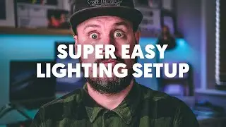 Easy lighting for YouTube, interview lighting and talking head videos