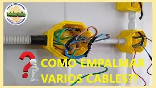 COMO empalmar o unir varios cables ELECTRICOS, de forma SEGURA 👌