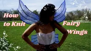 How to knit (or crochet) fairy wings | p.s. they light up too!