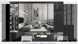 Interior Rendering Settings in Sketchup & Vray Next Tutorial #046  Full Lighting & Render Setup